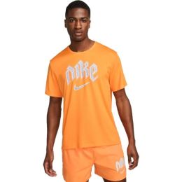 Снимка на Nike DF RUN DVN MILER SS Мъжка тениска, оранжево, размер XXL