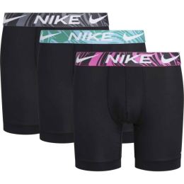 Снимка на Nike DRI-FIT ESSEN MICRO BOXER BRIEF 3PK Мъжки боксерки, черно, размер