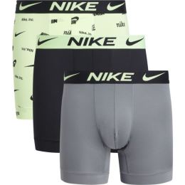 Снимка на Nike DRI-FIT ESSENTIAL MICRO BOXER BRIEF 3PK Мъжки боксерки, светло-зелено, размер