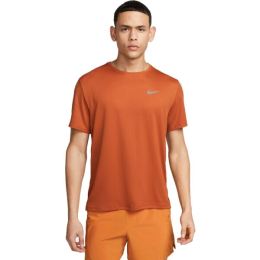 Снимка на Nike NK DF UV MILER SS Мъжка тениска за тренировка, оранжево, размер XXL