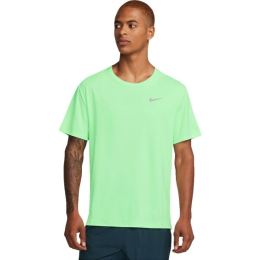 Снимка на Nike NK DF UV MILER SS Мъжка тениска за тренировка, светло-зелено, размер