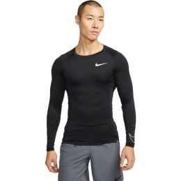 Снимка на Nike NP DF TIGHT TOP LS M Мъжка блуза, черно, размер