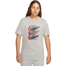 Снимка на Nike NSW TEE 12MO SWOOSH Мъжка тениска, сиво, размер XXL