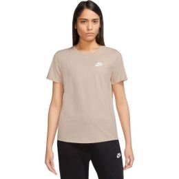 Снимка на Nike NSW TEE CLUB Дамска тениска, бежово, размер