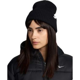 Снимка на Nike PEAK BEANIE Дамска зимна шапка, черно, размер