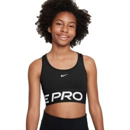 Снимка на Nike PRO SWOOSH Момичешко спортно бюстие, черно, размер
