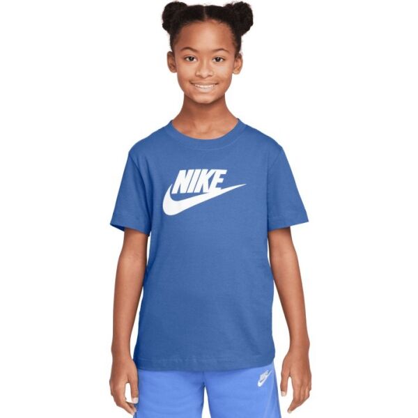 Снимка на Nike SPORTSWEAR TEE FUTURA Детска тениска, синьо, размер
