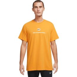 Снимка на Nike U NK DF TEE RUN DIVISION SU22 Мъжка тениска, оранжево, размер XXL