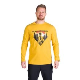 Снимка на Northfinder CLAIR Мъжка тениска с дълъг ръкав, жълто, размер