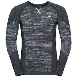 Снимка на Odlo BL TOP CREW NECK L/S BLACKCOMB ECO Функционална блуза, сиво, размер