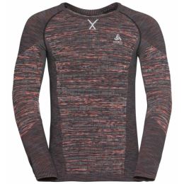 Снимка на Odlo BL TOP CREW NECK L/S BLACKCOMB ECO Функционална блуза, цвят сьомга, размер