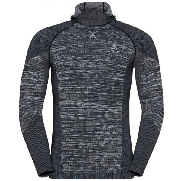Снимка на Odlo BL TOP WITH FACEMASK L/S BLACKCOMB ECO Функционална дамска тениска с качулка, тъмносиво, размер XXL