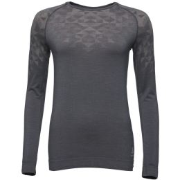 Снимка на Odlo KINSHIP PERFORMANCE WOOL 200 Дамска термо блуза, тъмносиво, размер