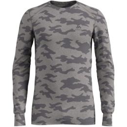 Снимка на Odlo SHIRT L/S X-MAS ACTIVE WARM Мъжка блуза, сиво, размер