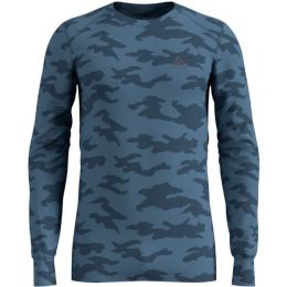 Снимка на Odlo SHIRT L/S X-MAS ACTIVE WARM Мъжка блуза, синьо, размер