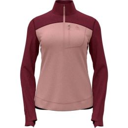 Снимка на Odlo W PERFORMANCE WOOL X-WARM Дамски суитшърт, розово, размер