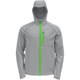 Снимка на Odlo ZEROWEIGHT DUAL DRY WATERPROOF JACKET Мъжко яке за бягане, сиво, размер