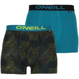 Снимка на O'Neill BOXER 2-PACK Мъжки боксерки, тюркоазено, размер