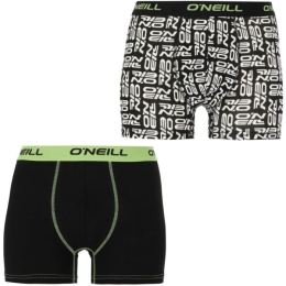 Снимка на O'Neill BOXERSHORTS 2-PACK Мъжки боксерки, светло-зелено, размер