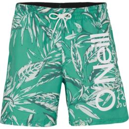 Снимка на O'Neill CALI FLORAL 16'' SWIM SHORTS Мъжки бански -шорти, зелено, размер