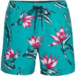 Снимка на O'Neill FLORAL SHORTS Мъжки шорти за плуване, тюркоазено, размер