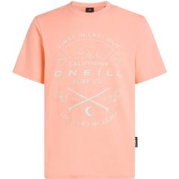 Снимка на O'Neill JACK Мъжка тениска, цвят сьомга, размер