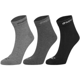 Снимка на O'Neill QUARTER 3P Универсални чорапи, тъмносиво, размер 35-38