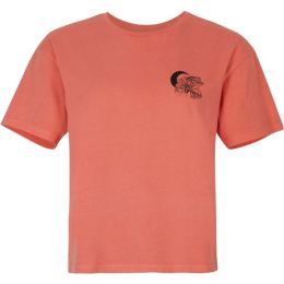 Снимка на O'Neill SURFER GIRL T-SHIRT Дамска тениска, цвят сьомга, размер