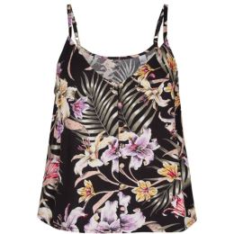 Снимка на O'Neill WOVEN BUTTON TOP Дамски топ, черно, размер