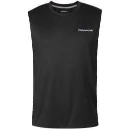Снимка на PROGRESS DRIVER SINGLET Мъжки спортен потник, черно, размер