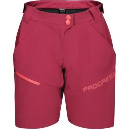 Снимка на PROGRESS GENIA BIKE SHORTS Дамски шорти за колоездене, лилаво, размер