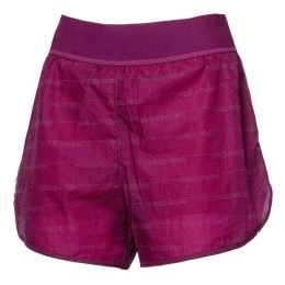 Снимка на PROGRESS LIGERA SHORTS Дамски спортни шорти за бягане 2в1, винен, размер