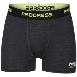 Снимка на PROGRESS MERINO BOXER Мъжки боксерки от мерино вълна, черно, размер