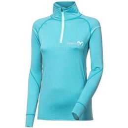 Снимка на PROGRESS MERINO ZN-L Дамски функционален пуловер, тюркоазено, размер