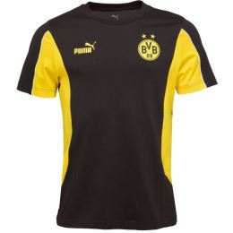 Снимка на Puma BORUSSIE DORTMUND ARCHIVE TEE Мъжка фен тениска, черно, размер