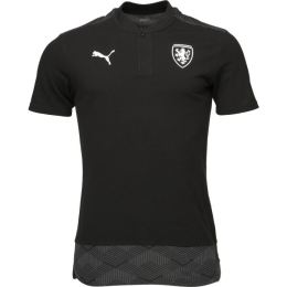 Снимка на Puma CASUALS POLO FAČR Мъжка тениска с яка, черно, размер