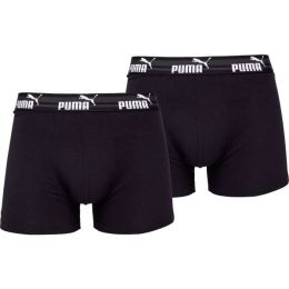 Снимка на Puma ELEMENTS MEN BOLD LOGO BOXERS 2P Мъжки боксерки, черно, размер