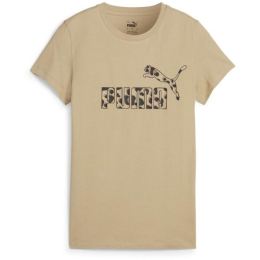 Снимка на Puma ESSENTIALS + ANIMAL GRAPHIC TEE Дамска тениска, бежово, размер