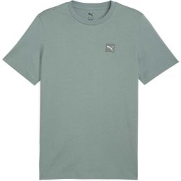 Снимка на Puma ESSENTIALS ELEVATED TEE Мъжка тениска, зелено, размер