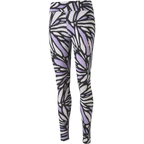 Снимка на Puma ESS+NOVA SHINE AOP LEGGINGS Дамски спортен клин, бяло, размер
