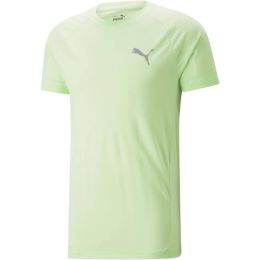 Снимка на Puma EVOSTRIPE TEE Мъжка спортна тениска, светло-зелено, размер