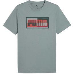 Снимка на Puma GRAPHIC PUMA GOX TEE Мъжка тениска, зелено, размер