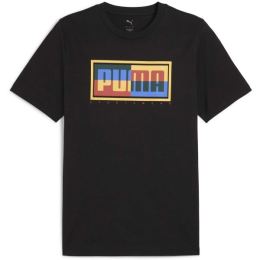 Снимка на Puma GRAPHIC PUMA GOX TEE Мъжка тениска, черно, размер