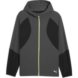 Снимка на Puma M RUN ULTRAWEAVE HOODED JACKET Мъжко яке за бягане, тъмносиво, размер