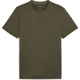 Снимка на Puma M TAD ESSENTIALS HEATHER CAT TEE Мъжка тениска, khaki, размер