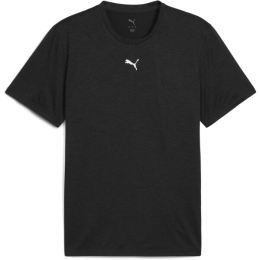Снимка на Puma M TAD ESSENTIALS HEATHER CAT TEE Мъжка тениска, черно, размер