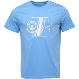Снимка на Puma MANCHESTER CITY FC FTBLCULTURE TEE Мъжка тениска, светлосиньо, размер