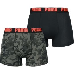 Снимка на Puma MEN CAMO BOXER 2P Мъжки боксерки, черно, размер