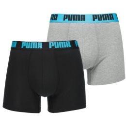 Снимка на Puma MEN EVERYDAY BASIC BOXER 2P Мъжки боксерки, черно, размер