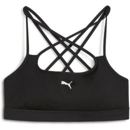 Снимка на Puma MOVE STRAPPY BRA Дамско спортно бюстие, черно, размер
